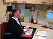 Photo of receptionist